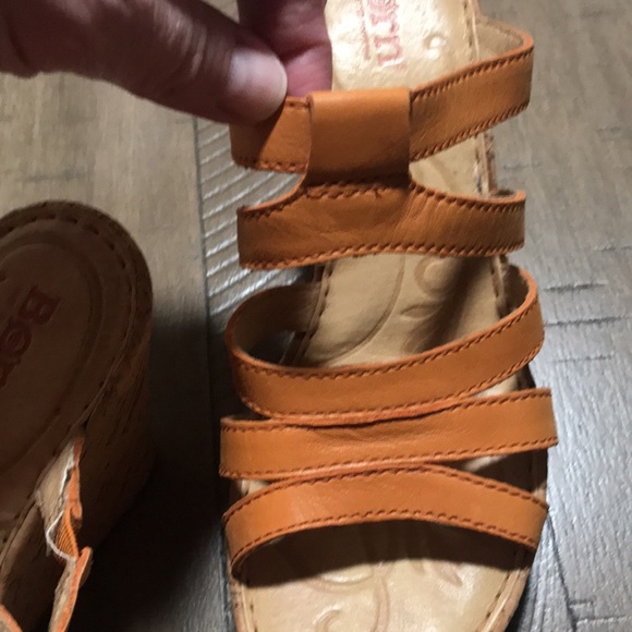 Born Lisi Wedge sandals Sz 6 - Picture 7 of 8